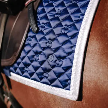 Equestrian Midnight Sparkle Blue Dressage Saddle Pad ~ Limited Edition