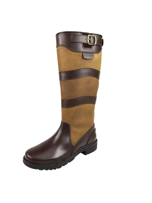 Montana - Women's Country Tall Zipper All Weather Work Boot