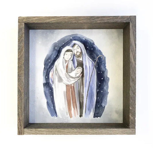 Christmas Nativity Canvas Wall Art