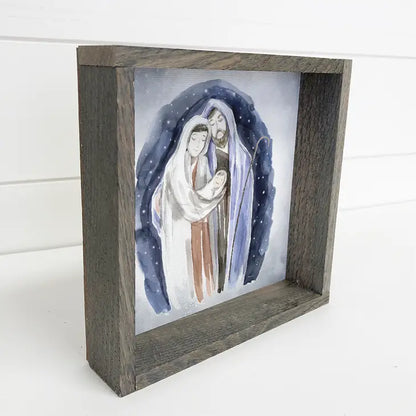 Christmas Nativity Canvas Wall Art