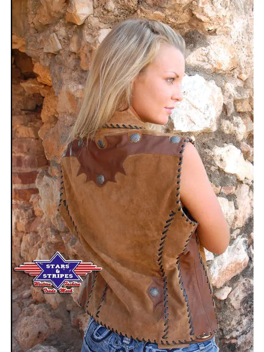 Nelly Western Leather Vest