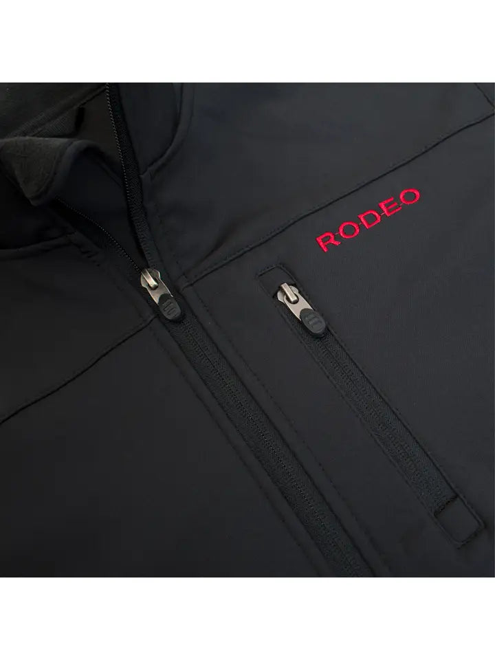 Rodeo Men's Soft Shell Bonded Jacket Bonded Fleece Lining