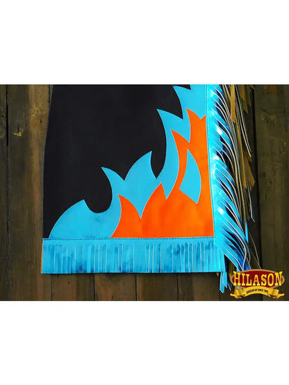 Youth Child Rodeo Bronc Bull Riding Show Leather Chaps