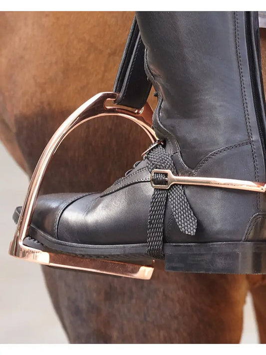 Rose Gold Stirrup Irons for Equestrians