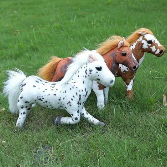 Realistic Plush Horse Toy