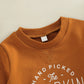 Pumpkin Patch Hand Picked Pumpkin Kids Sweater