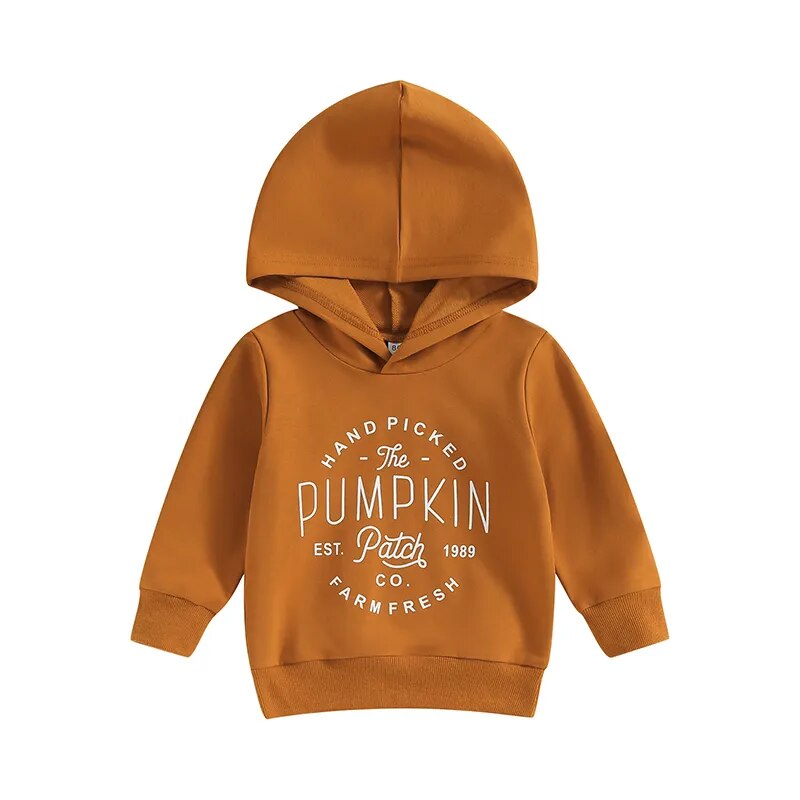 Hand Picked Pumpkin Patch Kids Sweatshirt Hoodie