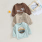 Boys and Girls Western Pullover Sweatshirt - Cattle Print