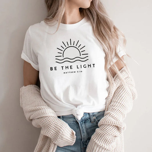 Be The Light Women's T-shirt- Mathew 5:14