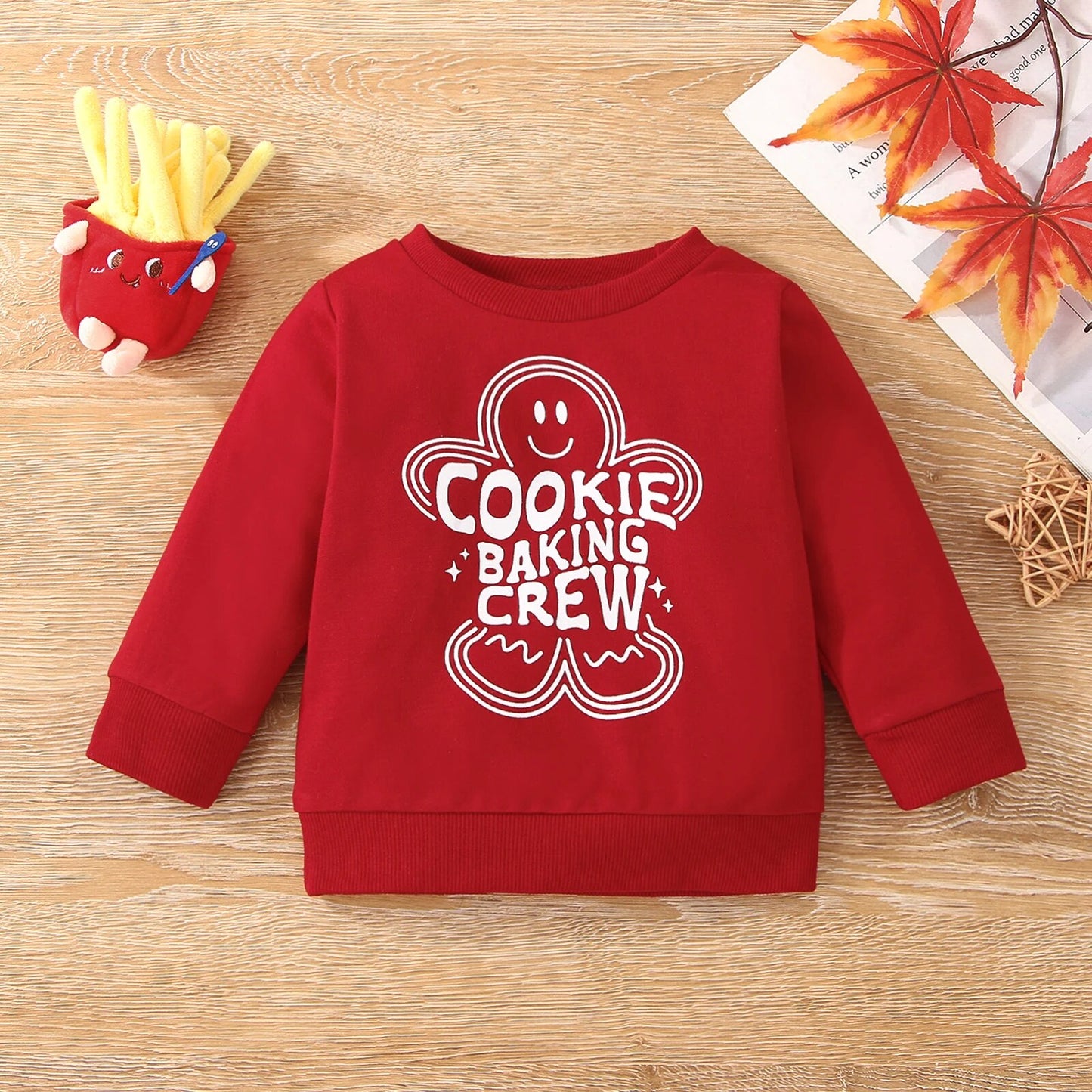 Cookie Baking Crew Kids Holiday Shirt