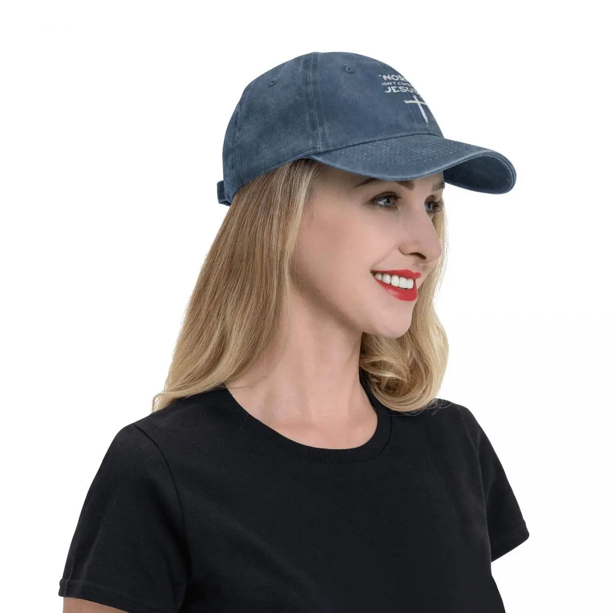 Vintage Style Baseball Cap - Normal Isn't Coming Back Jesus Is