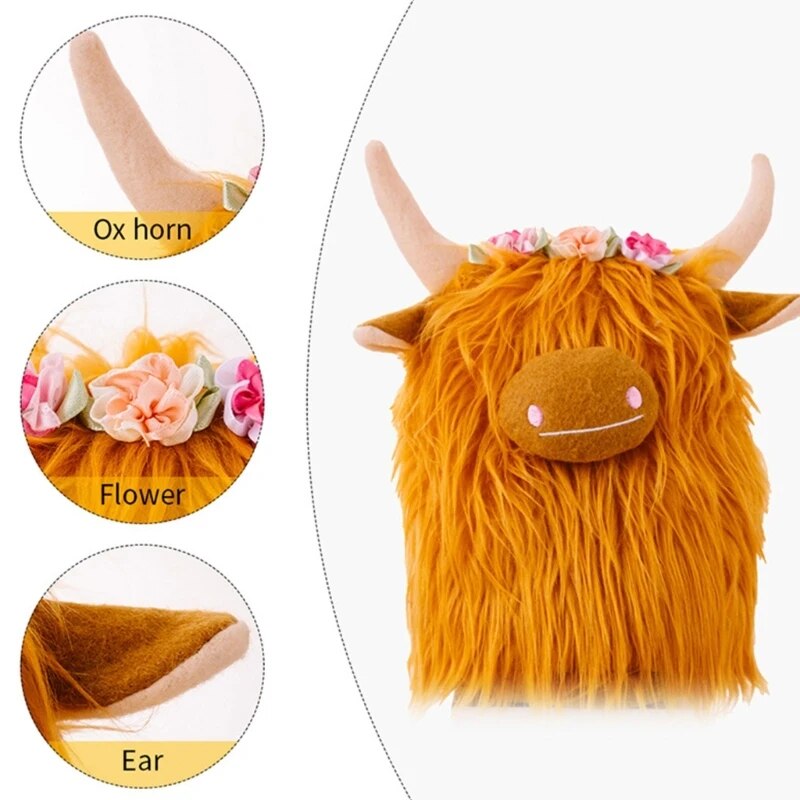 Scottish Highland Cow Plush Toy