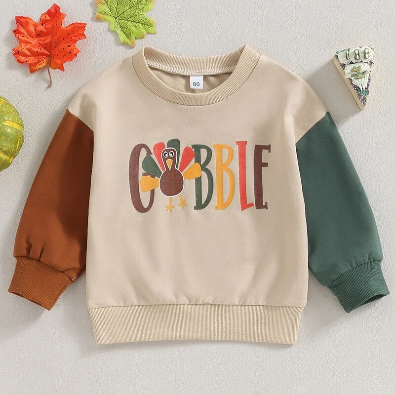 It's Fall Y'All and Gobble Kids Pullover Sweater