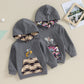 Kids Western Print Hoodies