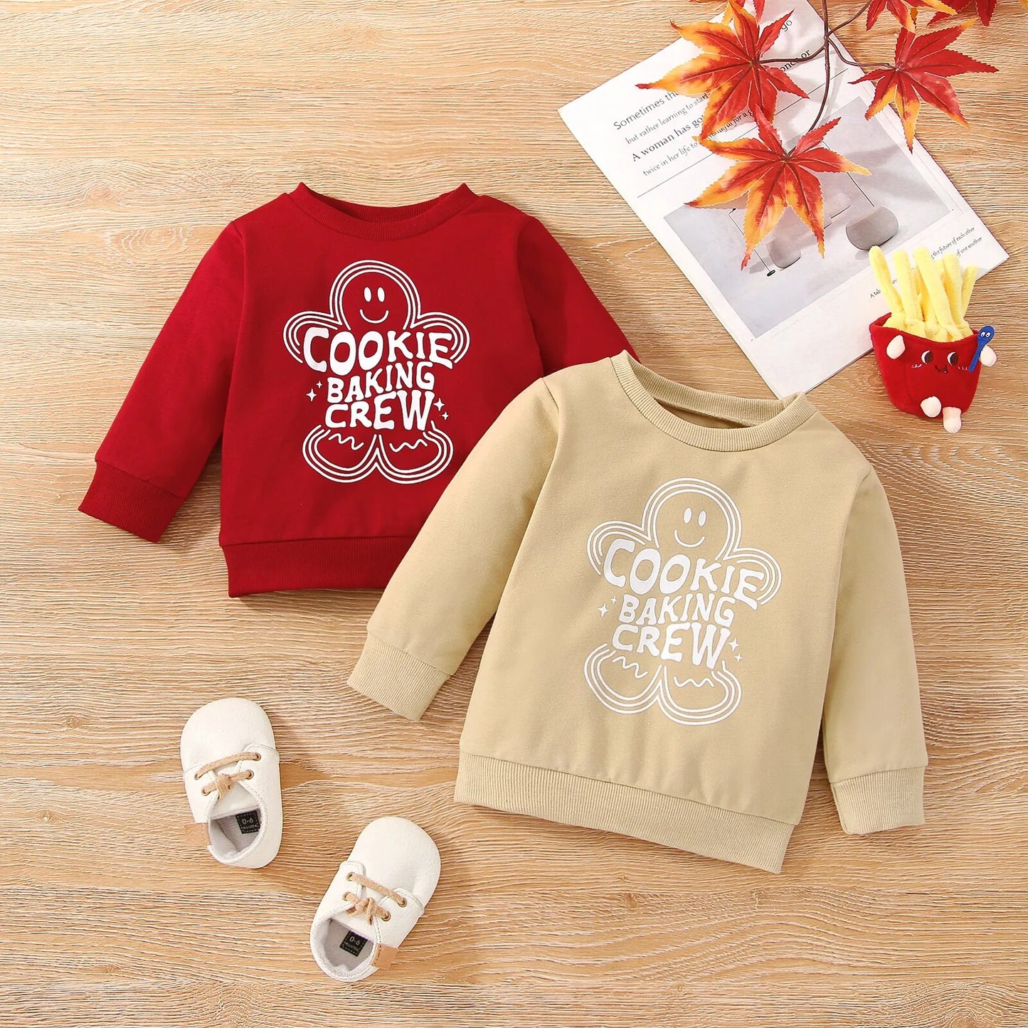 Cookie Baking Crew Kids Holiday Shirt