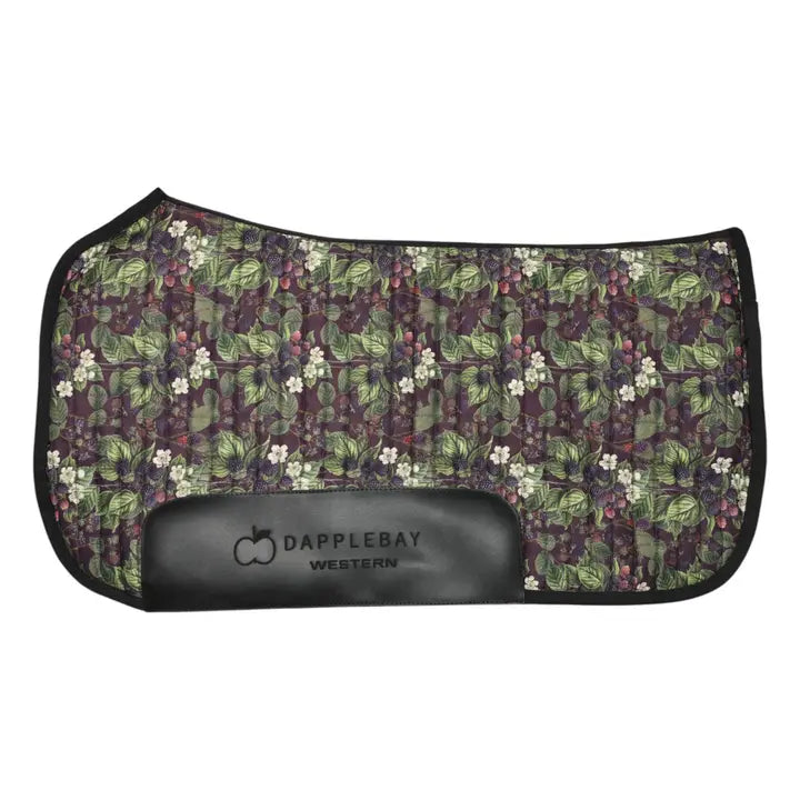 Dapplebay Blackberry Daze Western Saddle Pad