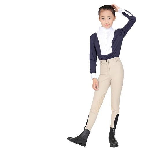 Childrens Silicone Horse Riding Pants Breeches