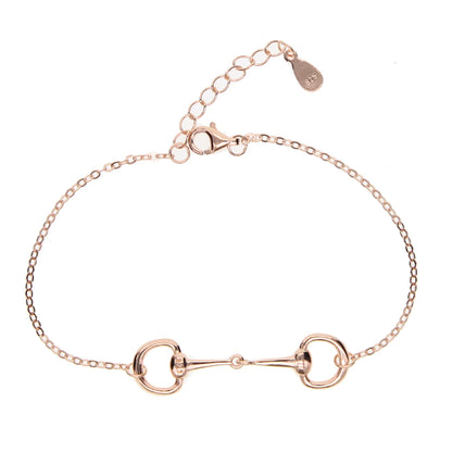 Sterling Silver Snaffle Bit Bracelet