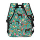 Horses And Flowers Teal Backpack