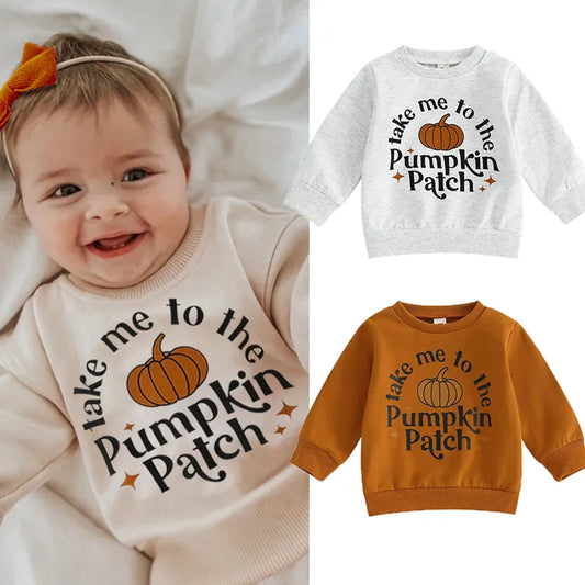 Take Me to the Pumpkin Patch Baby Sweater