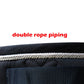 Equestrian Saddle Pad with Double Rope Trim