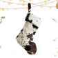 Cow Print Christmas Stocking