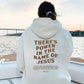 There's Power in the Name of Jesus - Vintage Style Hoodie