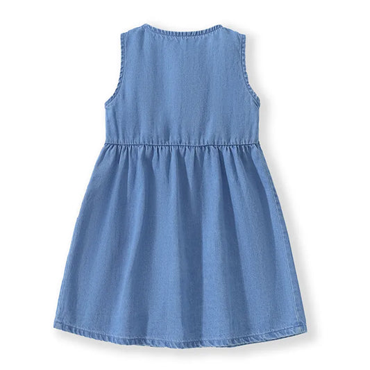 Denim Sleeveless Unicorn Dress