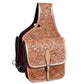 Western Horse Leather Saddle Bag Heavy-Duty Traditional Trail Ride Tan