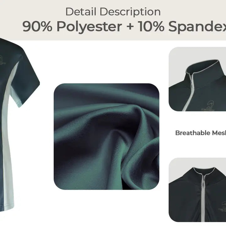 Teal Trotter Polo for Women