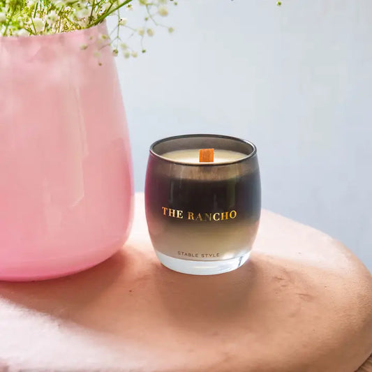 the Rancho Soy Wax Candle