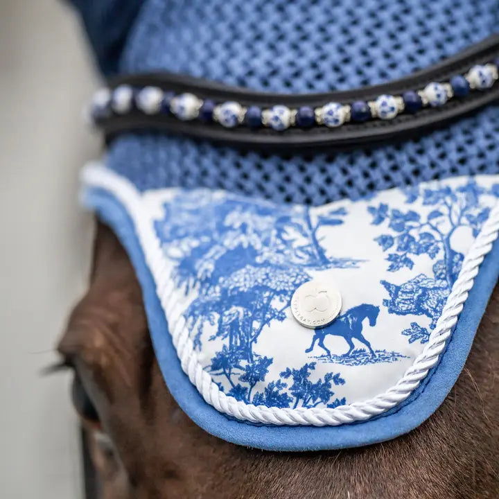 Equestrian Toile Fly Veil ~ Limited Edition