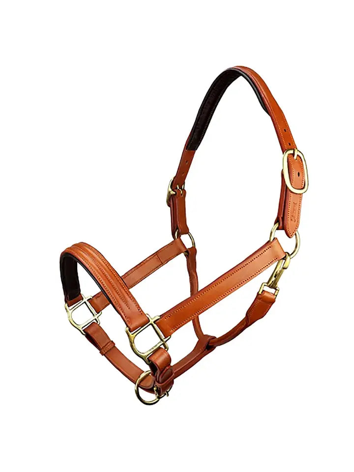 Triple-Stitched Durable Leather Halter