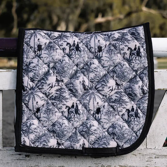 Tropical Toile Dressage Saddle Pad ~ Limited Edition - COMING SOON!