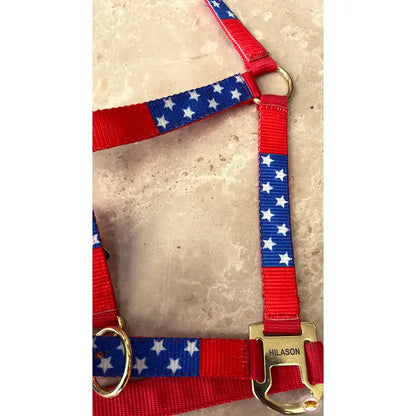 US Flag Horse Top Grade Nylon Comfortable Flexible Halter