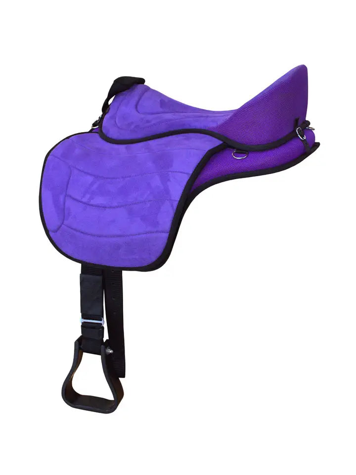 18 in Bareback Horse Saddle Pleasure Trail Riding Treeless