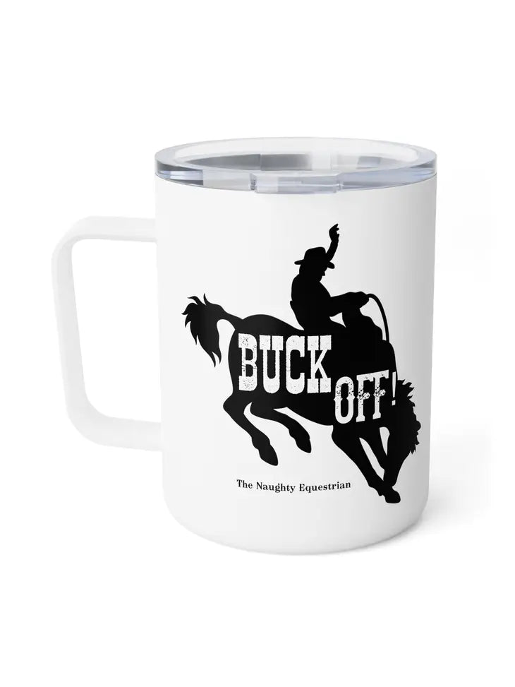 Buck Off - Rodeo Horse Western Mug, Camp Horse Cup