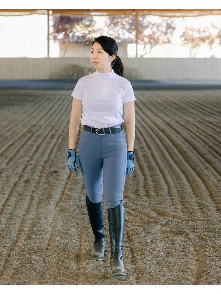 Cordelia Ladies Self Seat Clarino Knee Patch Breeches