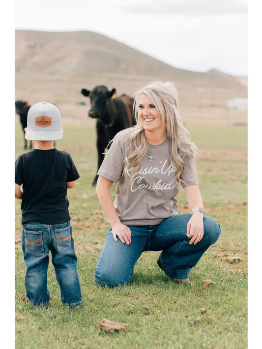 Raisin' Up Cowkids Ladies Western Tee