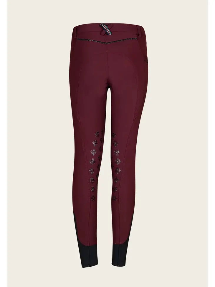 Equestrian Espoir Inspire Breeches Burgundy