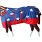 1200D Patriotic Winter Waterproof Turnout Horse Blanket