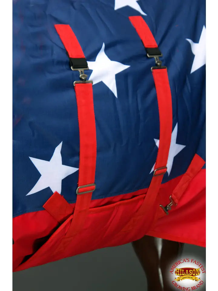 1200D Patriotic Winter Waterproof Turnout Horse Blanket