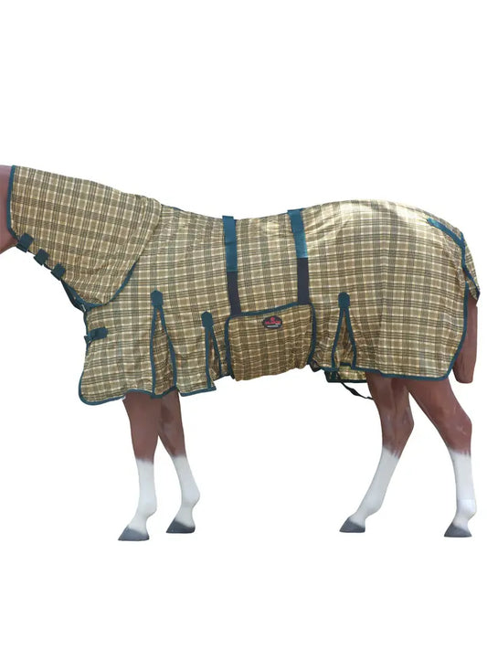 66"-84" Horse Fly Sheet Uv Protect Mesh Plaid