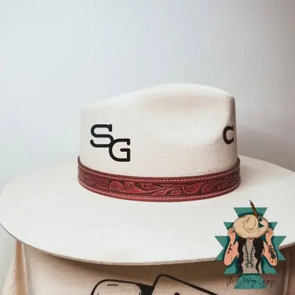 Custom Branded Charlie 1 Horse Navajo Wool Hat Aztec Western