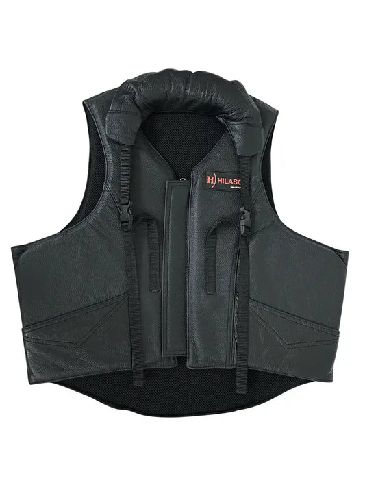 Equestrian Horse Riding Vest Safety Protective Leather