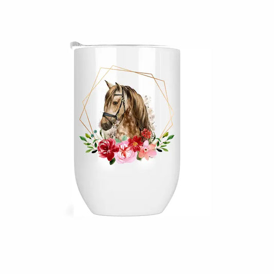 Drink Tumbler 12 oz- Life Is Better with A Horse