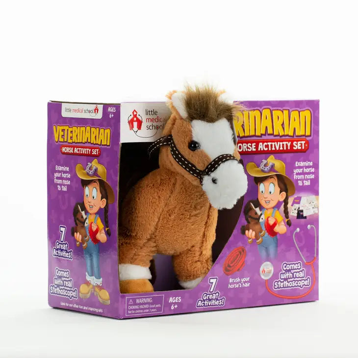 Kids Horse Veterinarian Activity Play Set