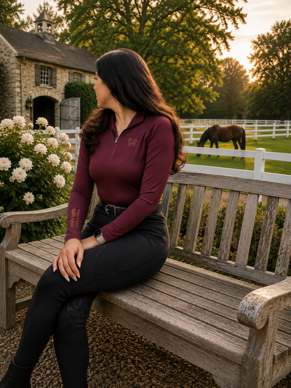 Legacy Classics- Berry Burgundy Riding Shirt