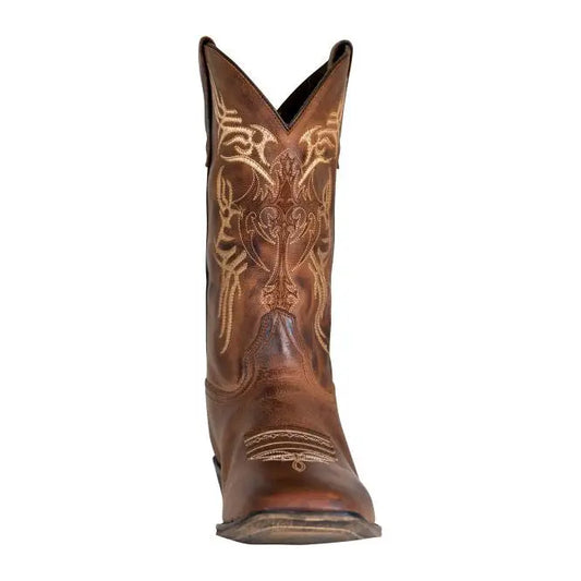 Tuffrider Men'S Lamar Wide Square Toe Western Boot