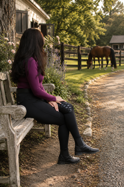 Women's Merino Wool Riding Breeches | Knee Grip Equestrian Breeches – Legacy Riders EQ